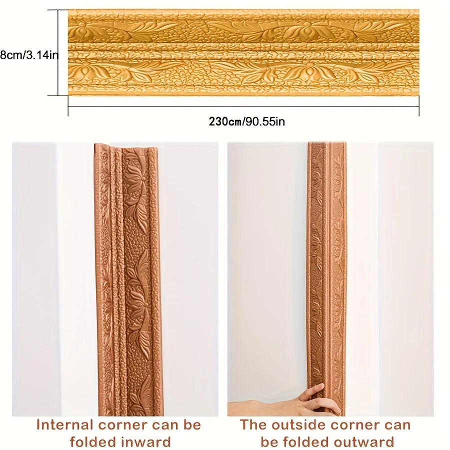 Craft Foam Roll - 230 سنتيمتر رغوة جدار حافة قطاع