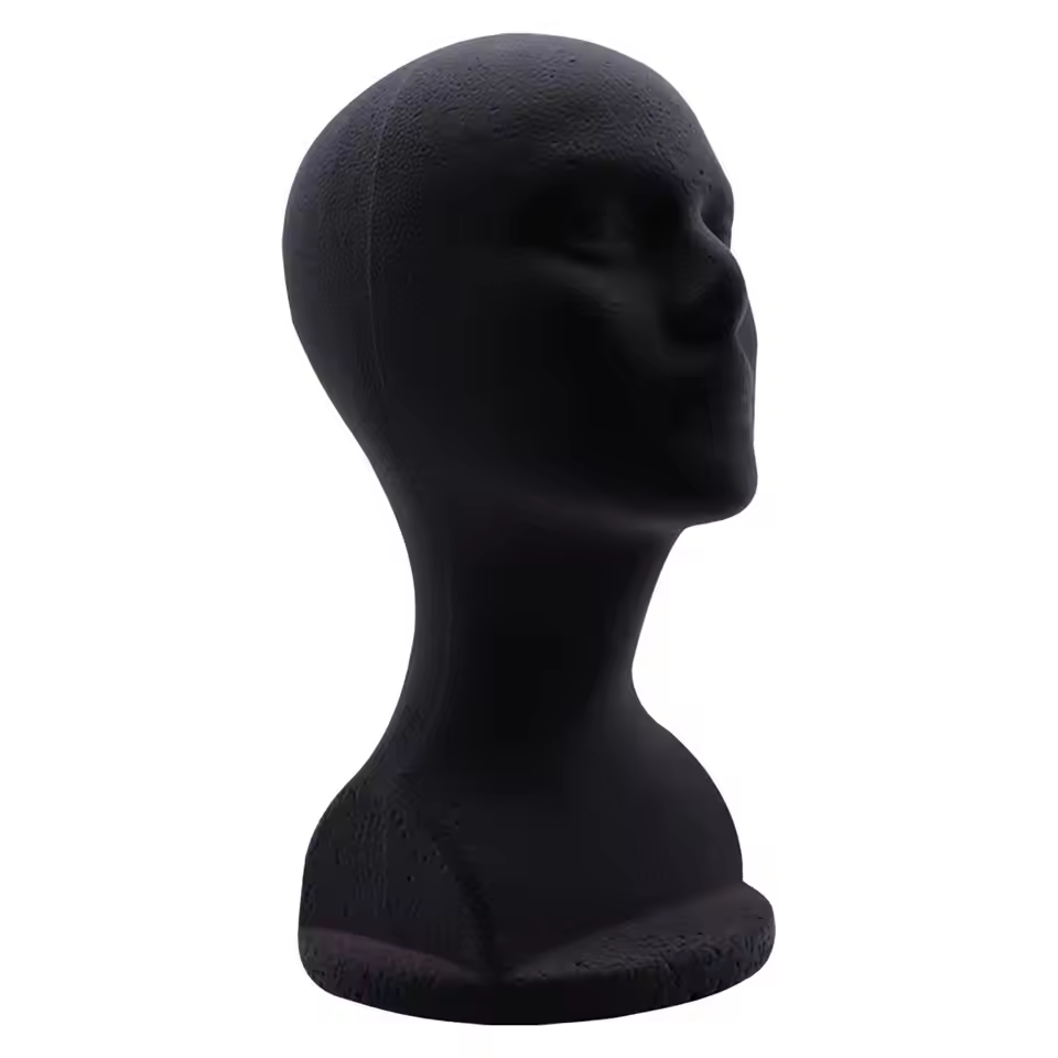 Cosplay Prop Foam - رأس عارضة أزياء من الفوم للرجال/النساء