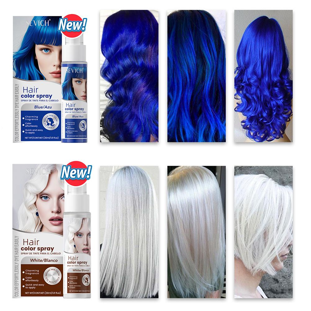 Hair Spray Color - 8 ألوان لون الشعر رذاذ صبغة