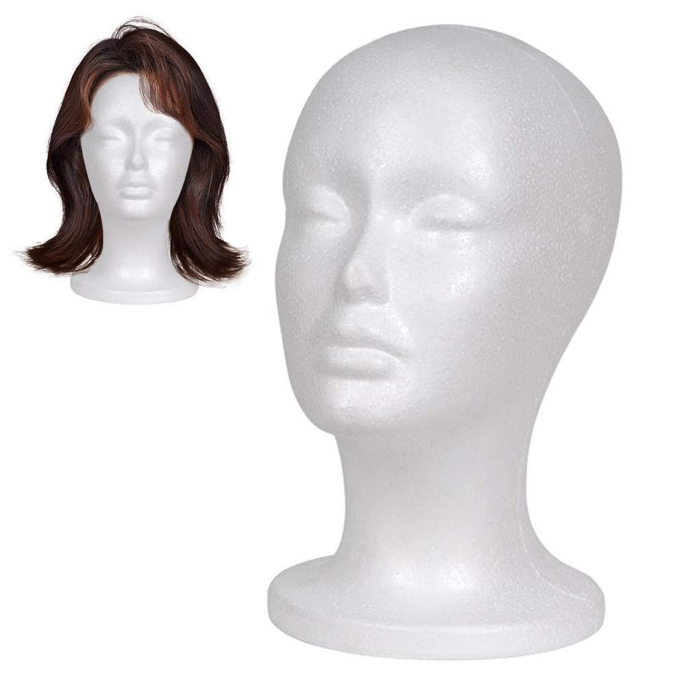 Cosplay Prop Foam - رأس عارضة أزياء إسفنجية لعرض الشعر