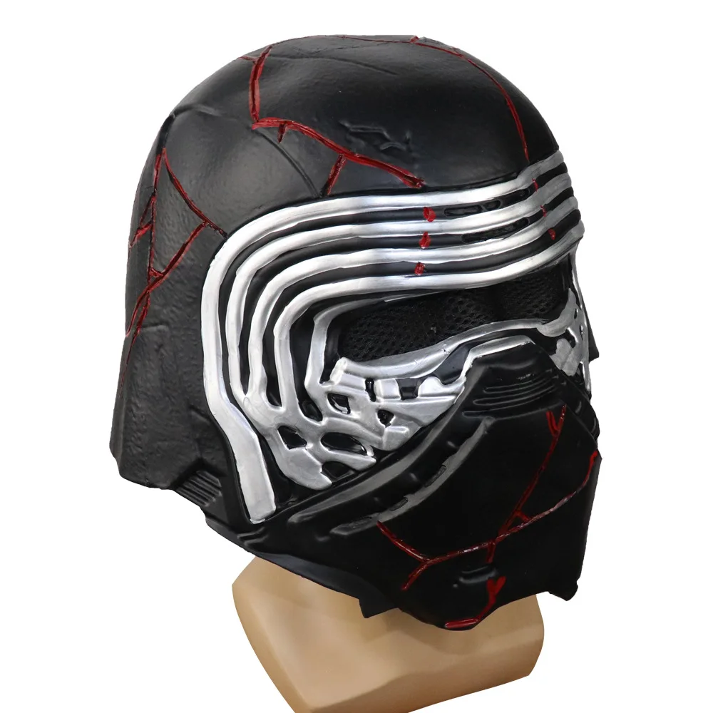 Cosplay Material For Prop - خوذة أنمي كايلو رين للتنكر، قناع