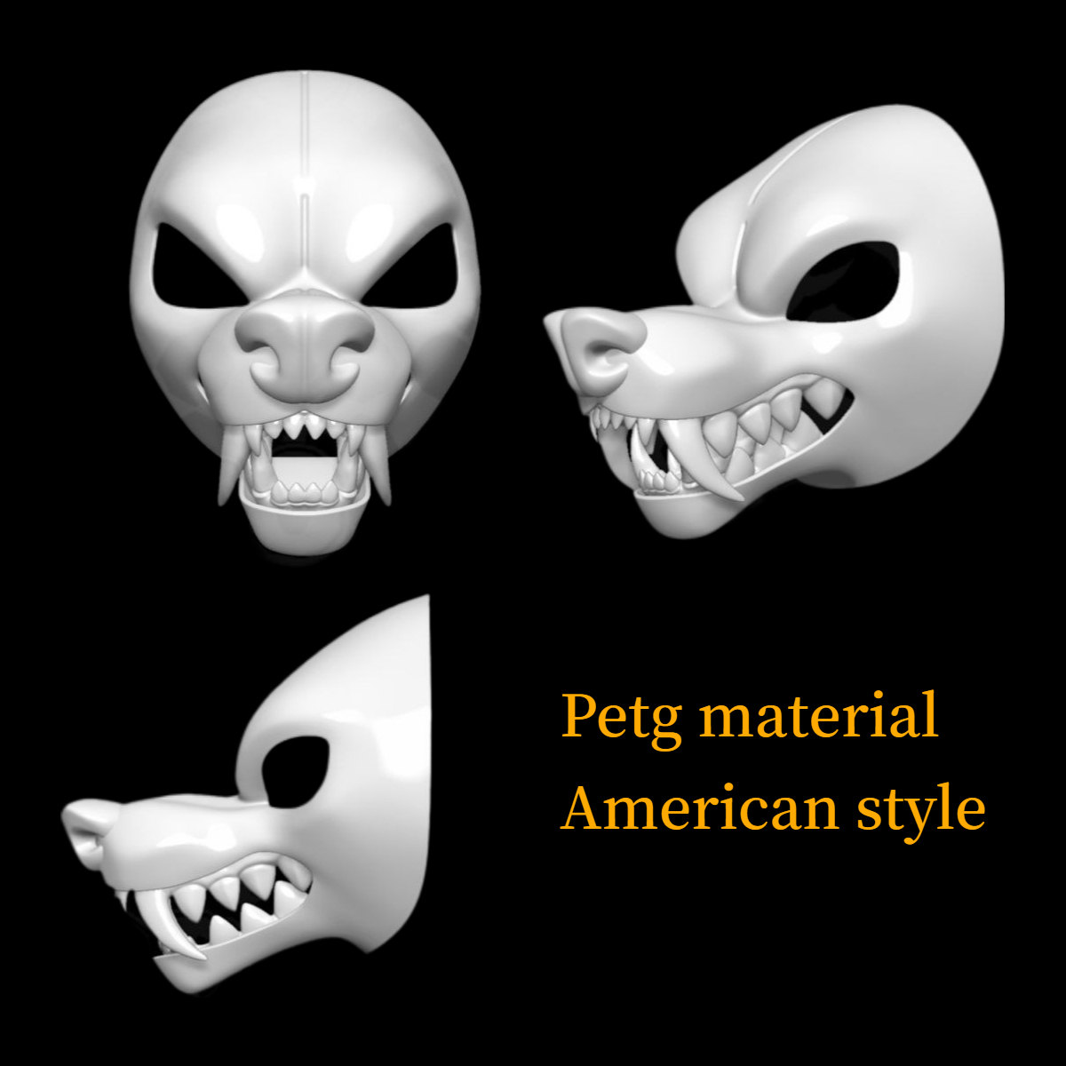 قناع على الطراز الأمريكي مطبوع - مراجعة Cosplay Material For Prop وسعره