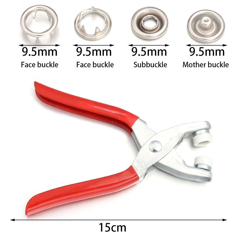 50 مجموعة من أزرار الكبس المعد - مراجعة Snap Fastener Set وسعره