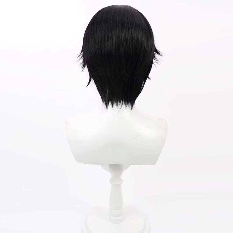 شعر مستعار قصير أسود مقاوم للح - مراجعة Wig Fiber Net وسعره
