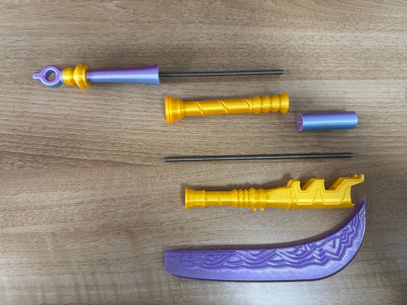 رومي الصيادين سكين الكرتون لعب - مراجعة Cosplay Prop 3D Print Settings وسعره