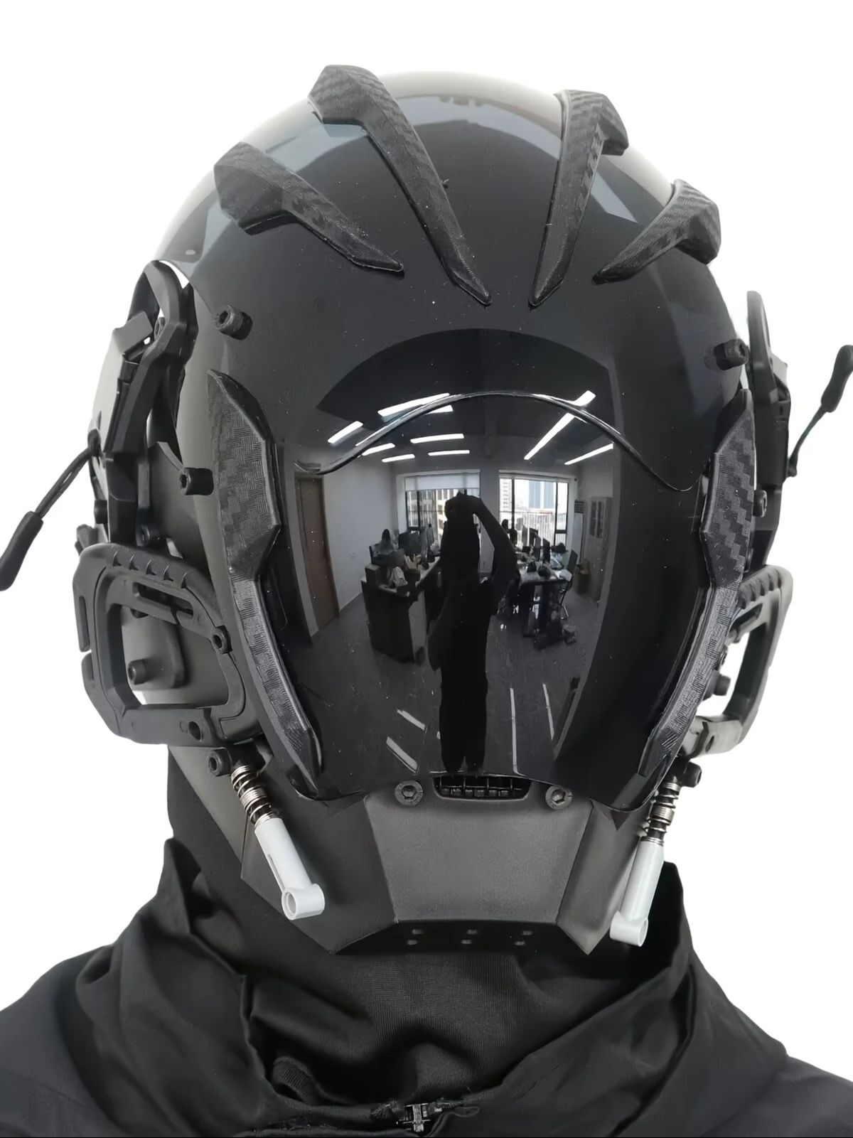 قناع سايبربانك مستقبلي، تصميم  - مراجعة Cosplay Prop Designer وسعره