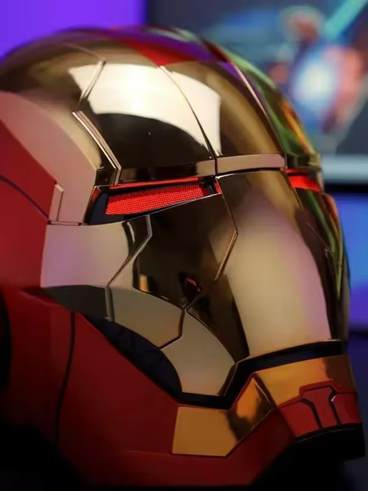 خوذة آيرون مان MK5 بتحكم صوتي  - مراجعة Cosplay Fire Prop وسعره