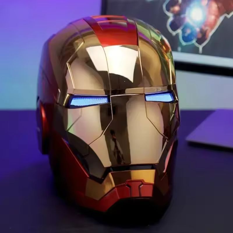خوذة آيرون مان MK5 بتحكم صوتي  - مراجعة Cosplay Fire Prop وسعره