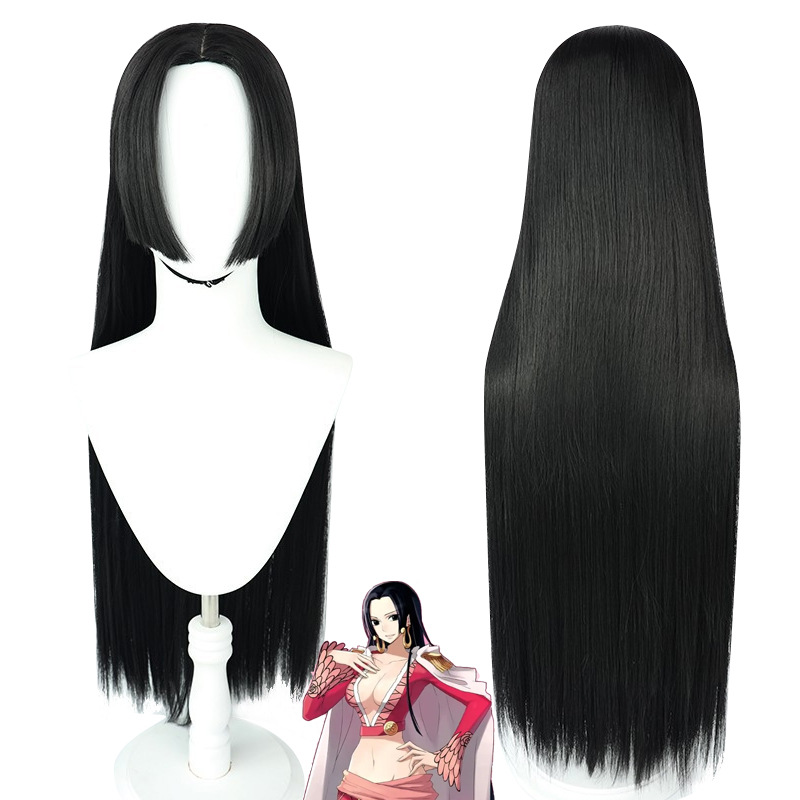 شعر مستعار طويل مستقيم أسود لش - مراجعة Wig Fiber Net وسعره