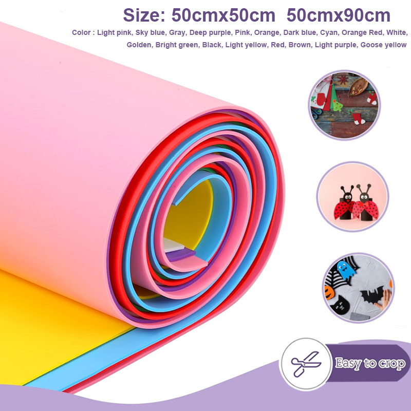 1 قطعة أوراق رغوة إيفا الملونة - مراجعة Craft Foam Roll وسعره