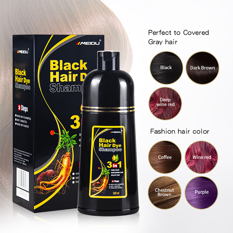 500 مللي شامبو صبغ الشعر 3 في  - مراجعة Hair Spray Color وسعره